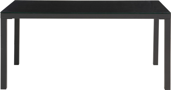 あずま工芸 アルガノ ガラスダイニングテーブル150 GDT-7629(ブラック)