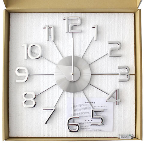 フェリスクロックの掛時計は、ジョージ・ネルソンのパッケージに入っています。