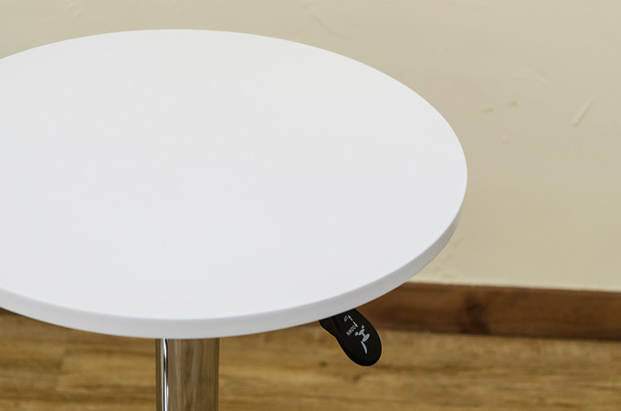 昇降式バーテーブル 40φ テーブル幅40cmタイプ HT-13 バーテーブル 丸型