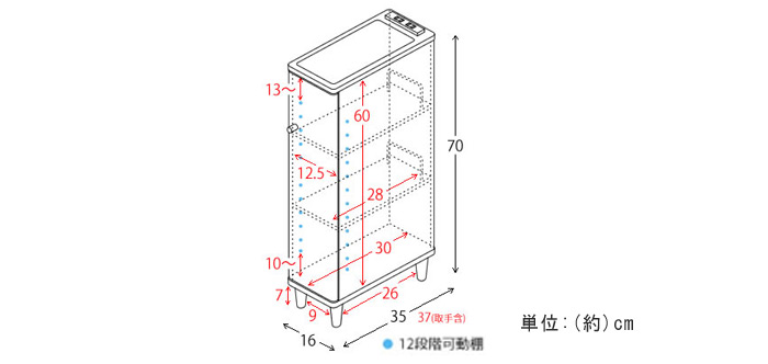 スリムルーターラック ポルテ RK-160を激安で販売する京都の村田家具